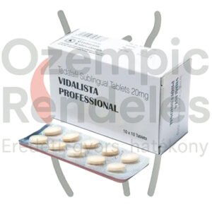 Vidalista Professional (Tadalafil 20mg Sublingual) – Nyelv alatt oldódik